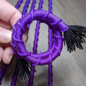 Purple 22 INCH Dreadlock Hair Wraps